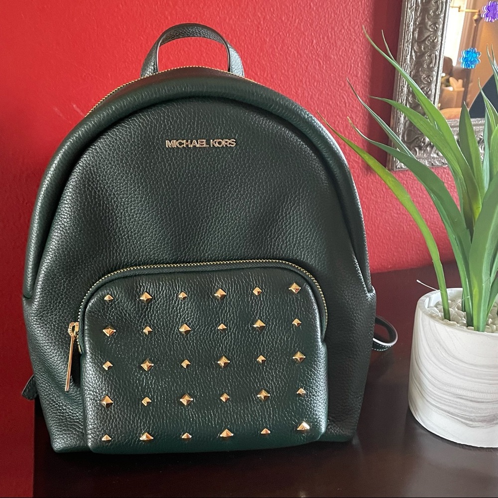 LIKE NEW. Authentic Michael Kors Studded Backpack